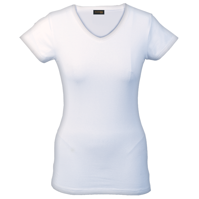 Barron 170g Slim Fit V-Neck T-Shirt | Ladies
