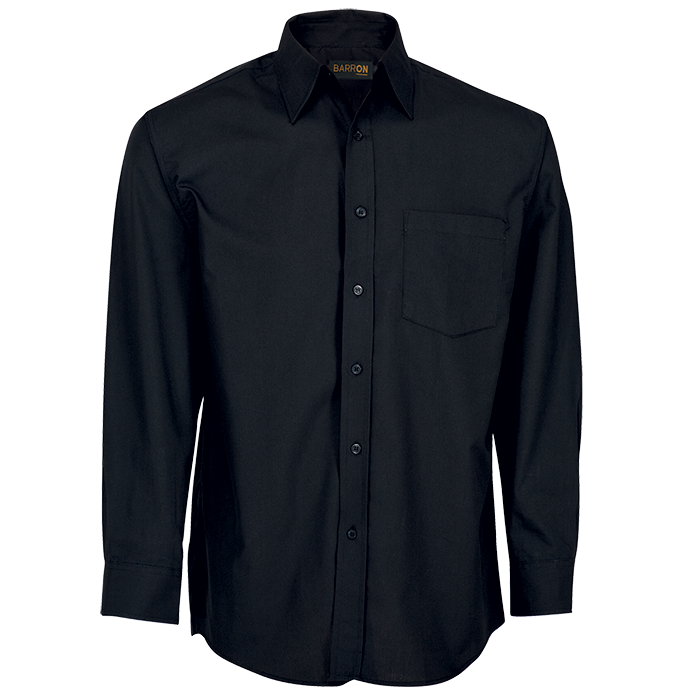 Barron Basic Poly Cotton Lounge Long Sleeve Shirt