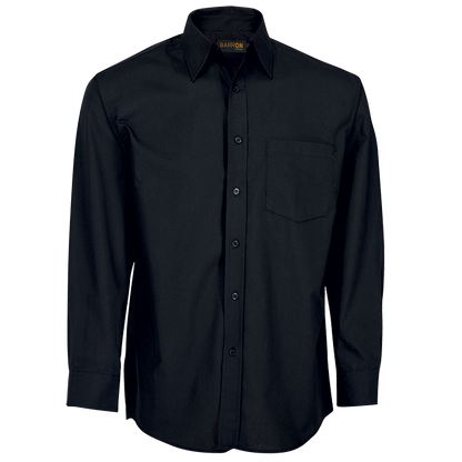 Barron Basic Poly Cotton Lounge Long Sleeve Shirt