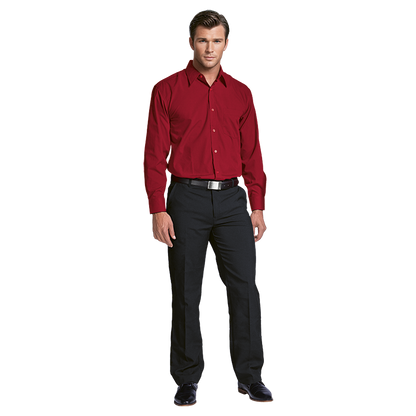 Barron Basic Poly Cotton Lounge Long Sleeve Shirt