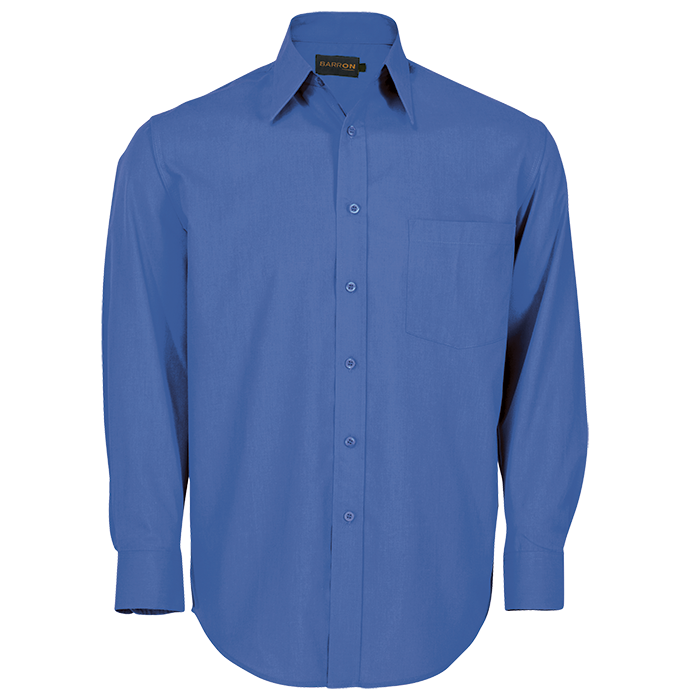 Barron Basic Poly Cotton Lounge Long Sleeve Shirt