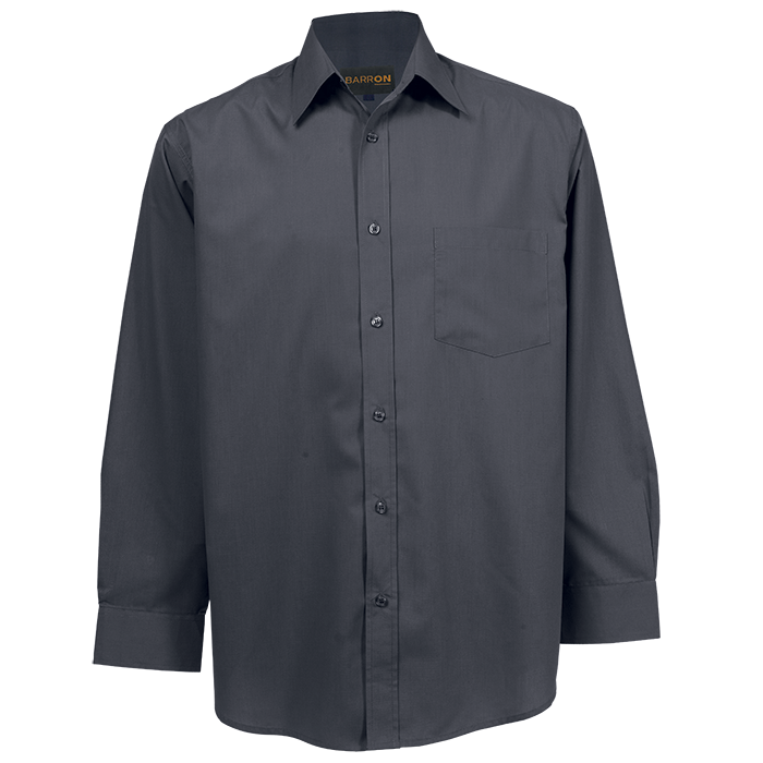 Barron Basic Poly Cotton Lounge Long Sleeve Shirt