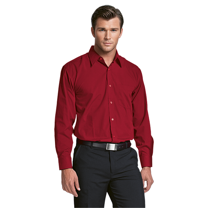 Barron Basic Poly Cotton Lounge Long Sleeve Shirt