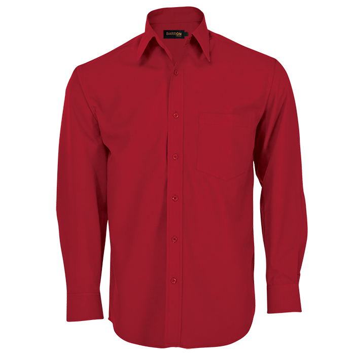 Barron Basic Poly Cotton Lounge Long Sleeve Shirt