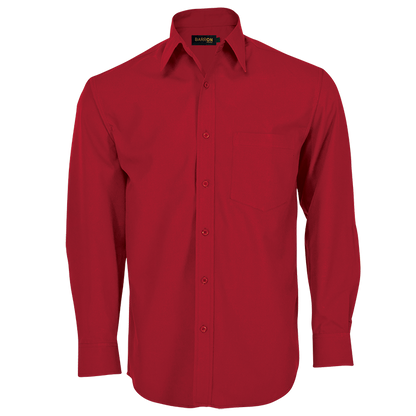 Barron Basic Poly Cotton Lounge Long Sleeve Shirt