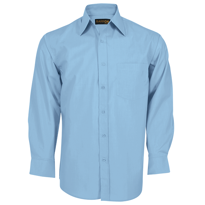 Barron Basic Poly Cotton Lounge Long Sleeve Shirt