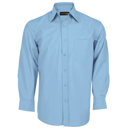 Barron Basic Poly Cotton Lounge Long Sleeve Shirt