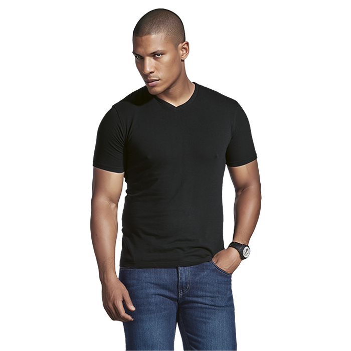 Barron 170g Slim Fit V-Neck T-Shirt | Mens