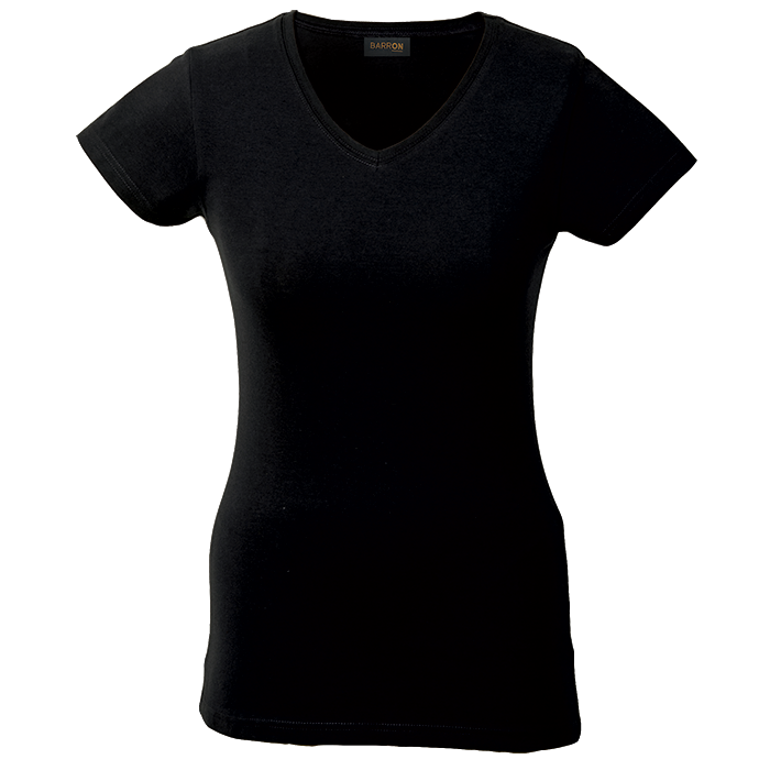 Barron 170g Slim Fit V-Neck T-Shirt | Ladies