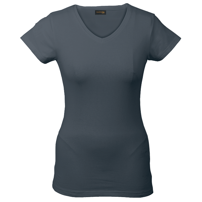 Barron 170g Slim Fit V-Neck T-Shirt | Ladies