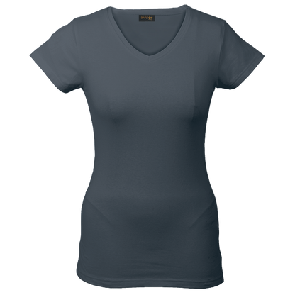Barron 170g Slim Fit V-Neck T-Shirt | Ladies