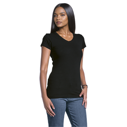 Barron 170g Slim Fit V-Neck T-Shirt | Ladies