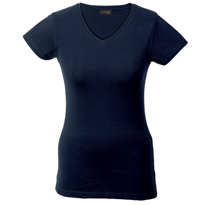Barron 170g Slim Fit V-Neck T-Shirt | Ladies