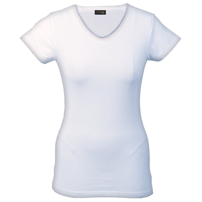 Barron 170g Slim Fit V-Neck T-Shirt | Ladies