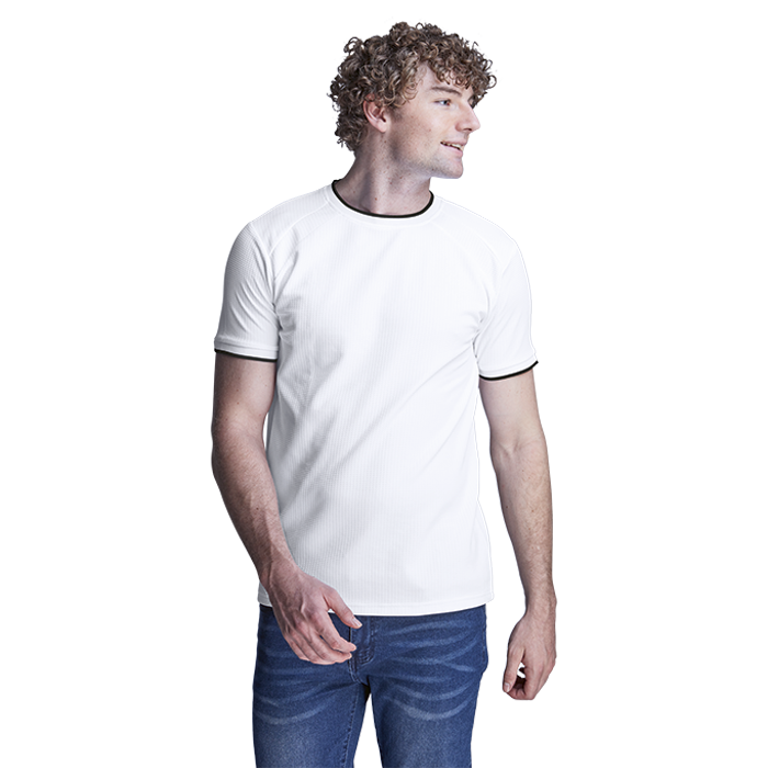 Barron 175g Ringer T-Shirt – Polyester Eyelet