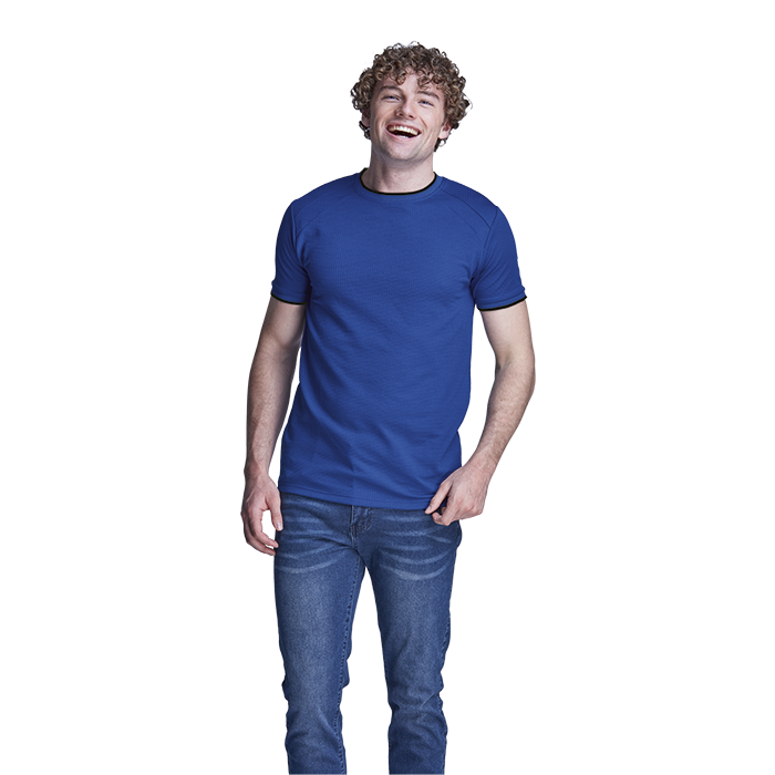 Barron 175g Ringer T-Shirt – Polyester Eyelet