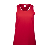 Vic Bay Womens Racerback Vest - Red
