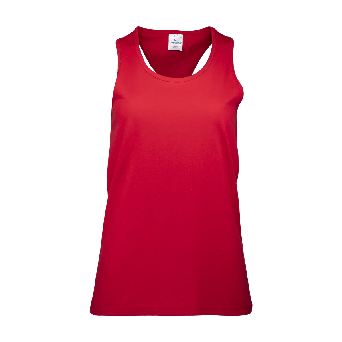 Vic Bay Womens Racerback Vest - Red